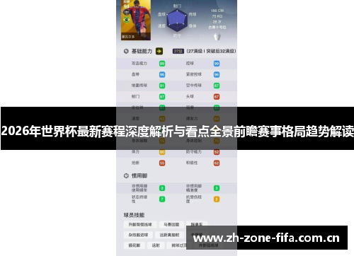 2026年世界杯最新赛程深度解析与看点全景前瞻赛事格局趋势解读 2026年世界杯最新赛程深度解析与看点全景前瞻赛事格局趋势解读
